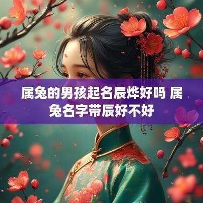 属兔的男孩起名辰烨好吗 属兔名字带辰好不好