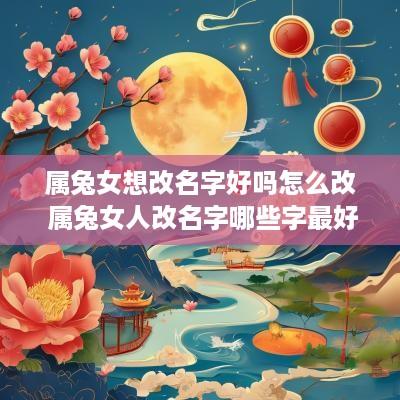 属兔女想改名字好吗怎么改 属兔女人改名字哪些字最好