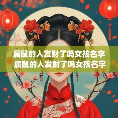 属鼠的人发财了吗女孩名字 属鼠的人发财了吗女孩名字大全