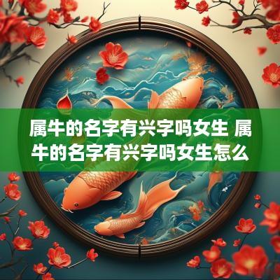属牛的名字有兴字吗女生 属牛的名字有兴字吗女生怎么取