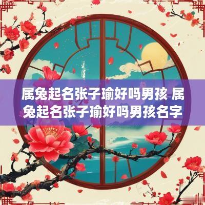 属兔起名张子瑜好吗男孩 属兔起名张子瑜好吗男孩名字