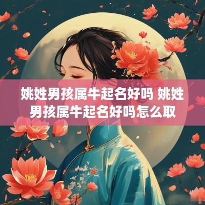 姚姓男孩属牛起名好吗 姚姓男孩属牛起名好吗怎么取