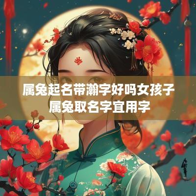 属兔起名带瀚字好吗女孩子 属兔取名字宜用字