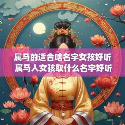 属马的适合啥名字女孩好听 属马人女孩取什么名字好听