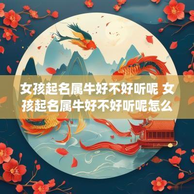 女孩起名属牛好不好听呢 女孩起名属牛好不好听呢怎么取名