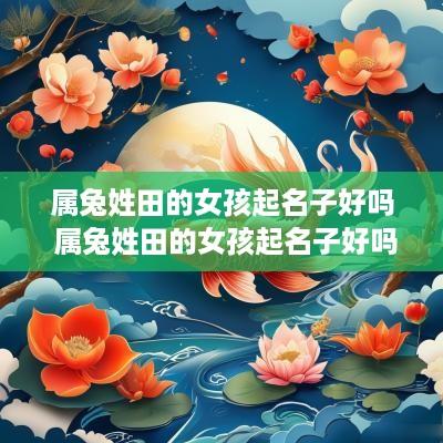 属兔姓田的女孩起名子好吗 属兔姓田的女孩起名子好吗