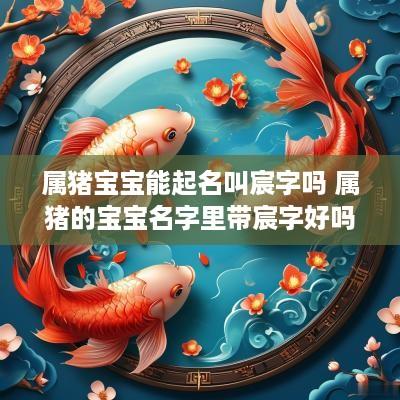 属猪宝宝能起名叫宸字吗 属猪的宝宝名字里带宸字好吗