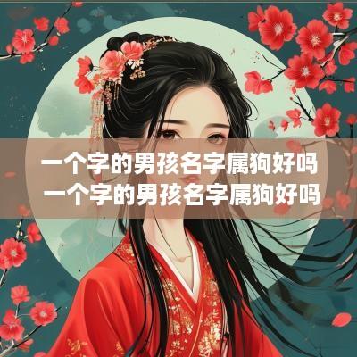 一个字的男孩名字属狗好吗 一个字的男孩名字属狗好吗怎么取