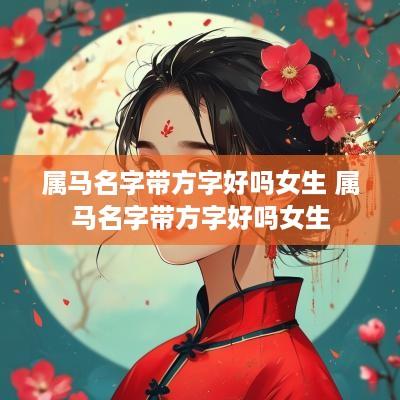 属马名字带方字好吗女生 属马名字带方字好吗女生