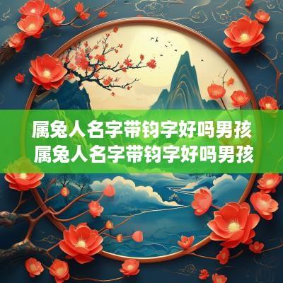 属兔人名字带钧字好吗男孩 属兔人名字带钧字好吗男孩子