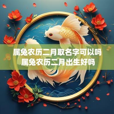 属兔农历二月取名字可以吗 属兔农历二月出生好吗