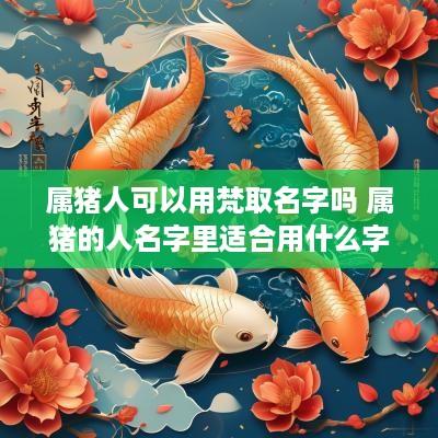 属猪人可以用梵取名字吗 属猪的人名字里适合用什么字