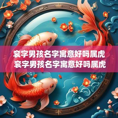 衮字男孩名字寓意好吗属虎 衮字男孩名字寓意好吗属虎的