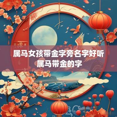 属马女孩带金字旁名字好听 属马带金的字
