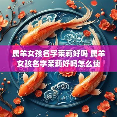 属羊女孩名字茉莉好吗 属羊女孩名字茉莉好吗怎么读