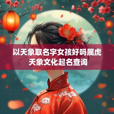 以天象取名字女孩好吗属虎 天象文化起名查询
