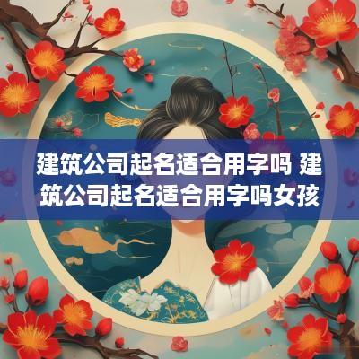 建筑公司起名适合用字吗 建筑公司起名适合用字吗女孩