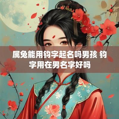 属兔能用钧字起名吗男孩 钧字用在男名字好吗