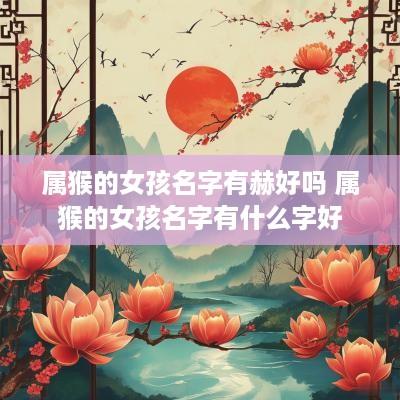 属猴的女孩名字有赫好吗 属猴的女孩名字有什么字好