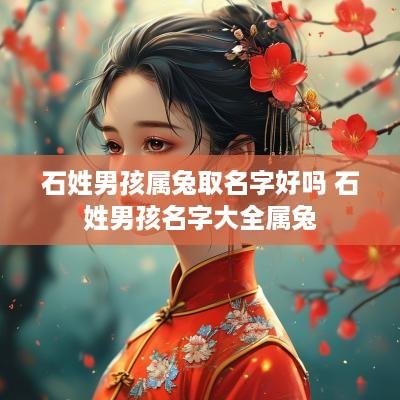 石姓男孩属兔取名字好吗 石姓男孩名字大全属兔