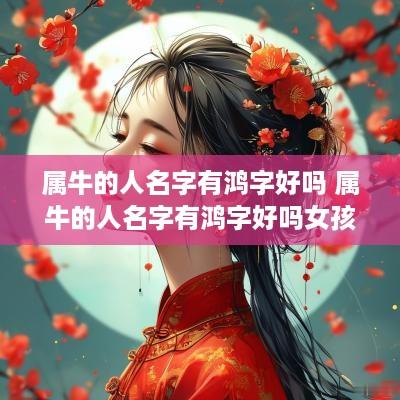 属牛的人名字有鸿字好吗 属牛的人名字有鸿字好吗女孩