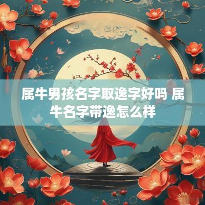 属牛男孩名字取逸字好吗 属牛名字带逸怎么样