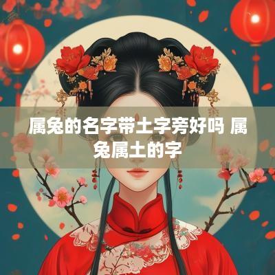 属兔的名字带土字旁好吗 属兔属土的字