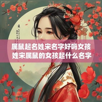 属鼠起名姓宋名字好吗女孩 姓宋属鼠的女孩起什么名字好