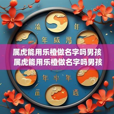 属虎能用乐橙做名字吗男孩 属虎能用乐橙做名字吗男孩