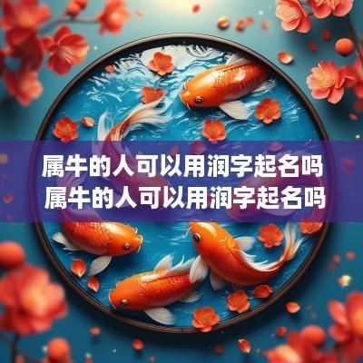 属牛的人可以用润字起名吗 属牛的人可以用润字起名吗女孩