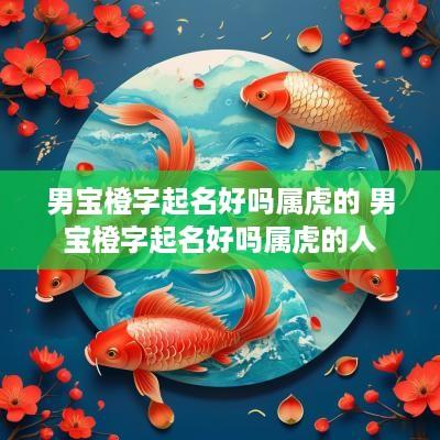 男宝橙字起名好吗属虎的 男宝橙字起名好吗属虎的人