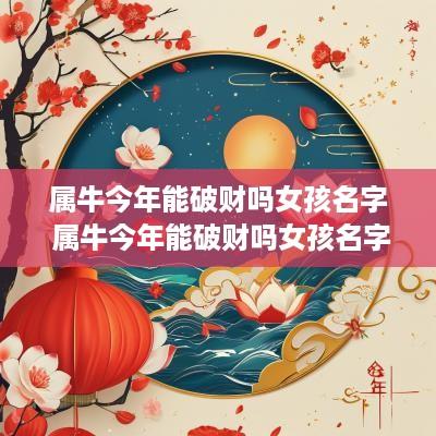 属牛今年能破财吗女孩名字 属牛今年能破财吗女孩名字叫什么