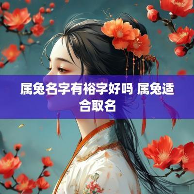 属兔名字有裕字好吗 属兔适合取名