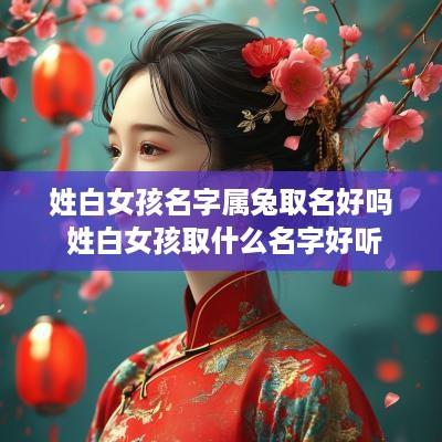 姓白女孩名字属兔取名好吗 姓白女孩取什么名字好听