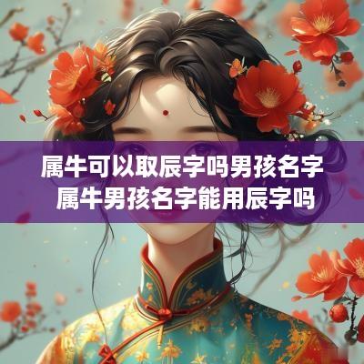 属牛可以取辰字吗男孩名字 属牛男孩名字能用辰字吗