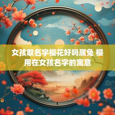 女孩取名字樱花好吗属兔 樱用在女孩名字的寓意