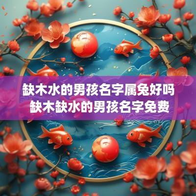 缺木水的男孩名字属兔好吗 缺木缺水的男孩名字免费