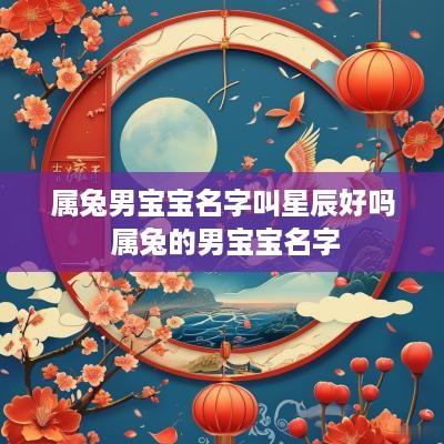 属兔男宝宝名字叫星辰好吗 属兔的男宝宝名字