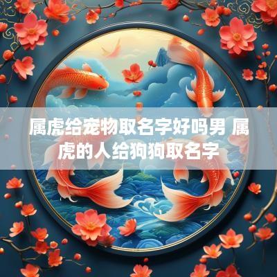 属虎给宠物取名字好吗男 属虎的人给狗狗取名字
