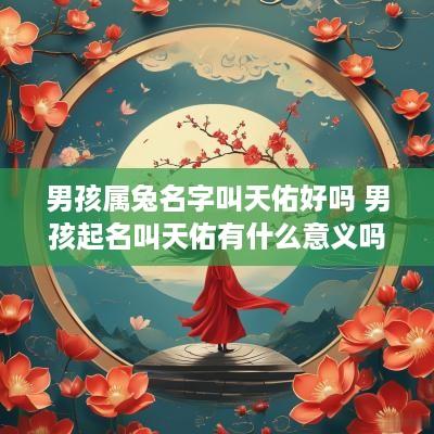 男孩属兔名字叫天佑好吗 男孩起名叫天佑有什么意义吗