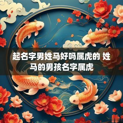 起名字男姓马好吗属虎的 姓马的男孩名字属虎