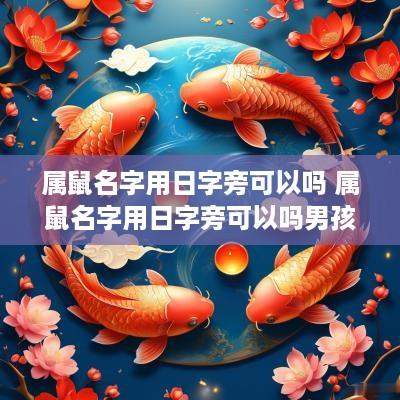 属鼠名字用日字旁可以吗 属鼠名字用日字旁可以吗男孩