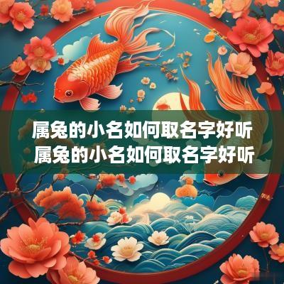 属兔的小名如何取名字好听 属兔的小名如何取名字好听点