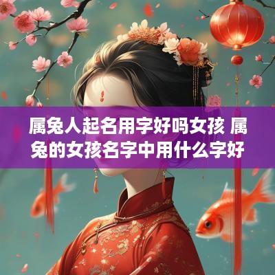 属兔人起名用字好吗女孩 属兔的女孩名字中用什么字好