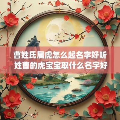 曹姓氏属虎怎么起名字好听 姓曹的虎宝宝取什么名字好听