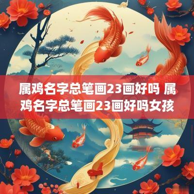 属鸡名字总笔画23画好吗 属鸡名字总笔画23画好吗女孩