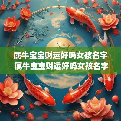 属牛宝宝财运好吗女孩名字 属牛宝宝财运好吗女孩名字叫什么