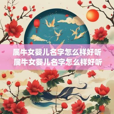 属牛女婴儿名字怎么样好听 属牛女婴儿名字怎么样好听点