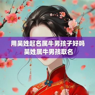 用吴姓起名属牛男孩子好吗 吴姓属牛男孩取名