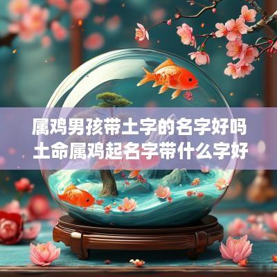 属鸡男孩带土字的名字好吗 土命属鸡起名字带什么字好